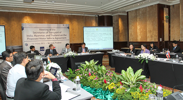 Meeting between India, Myanmar, and Thailand on the Motor Vehicle Agreement