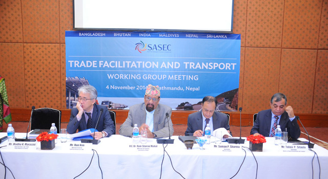 SASEC Trade Facilitation and Transport Working Group Meeting