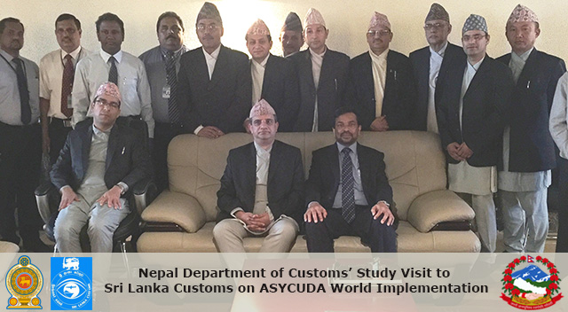 Nepal Customs Study Visit to Sri Lanka Customs on ASYCUDA World Implementation