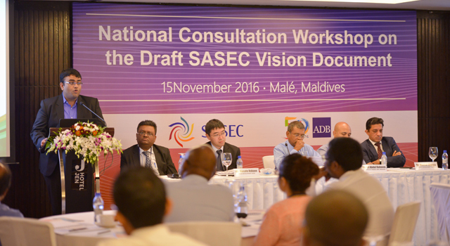 Maldives SASEC Vision Document National Consultation Workshop