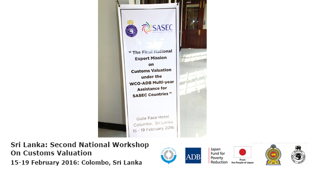 Sri Lanka Second National Workshop on Customs Valuation