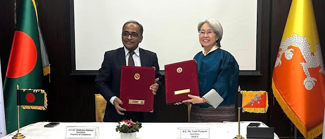 Bangladesh-Bhutan 10th Commerce Secretary Level Meeting Furthers Tourism, Trade Facilitation, Private Sector Collaboration and FTA Discussions