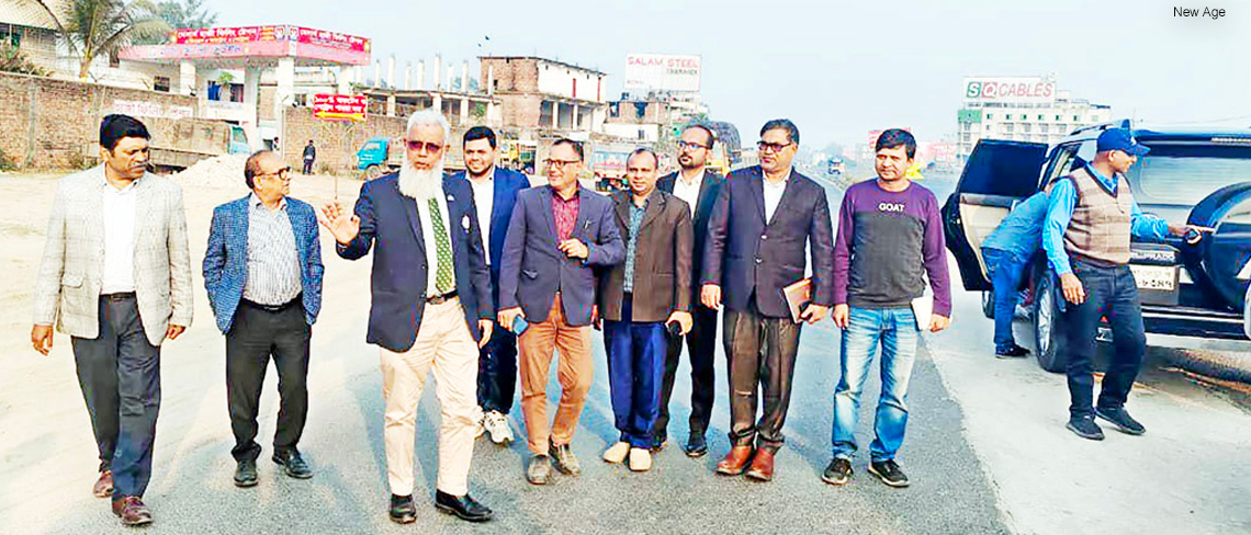 Bridges Chief Visits SASEC Highway Project in Tangail and Sirajganj, Bangladesh
