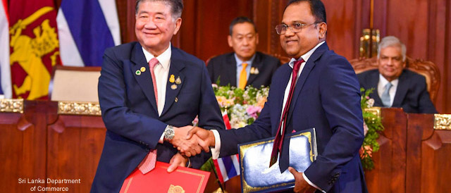 Thailand and Sri Lanka Accelerate Free Trade Agreement Implementation