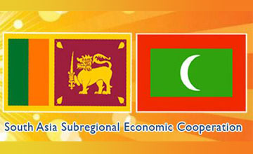 Flags of Sri Lanka and the Maldives